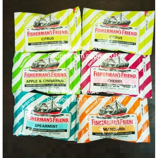 🌿Kẹo Cay Con Tàu không đường Fisherman's Friend túi 25g