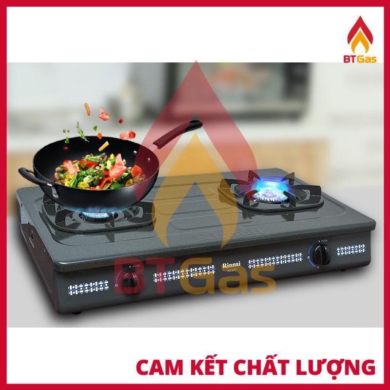 Bếp Gas Rinnai / Bếp Ga Đôi 6 Tấc RV-365 N Series / Có Đầu Hâm - Hàng Chính Hãng