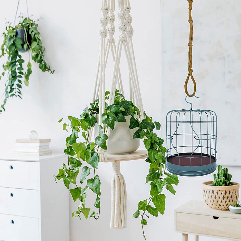 Bộ 4 Dây Treo Chậu Cây Mở Rộng Kích Thước Lớn