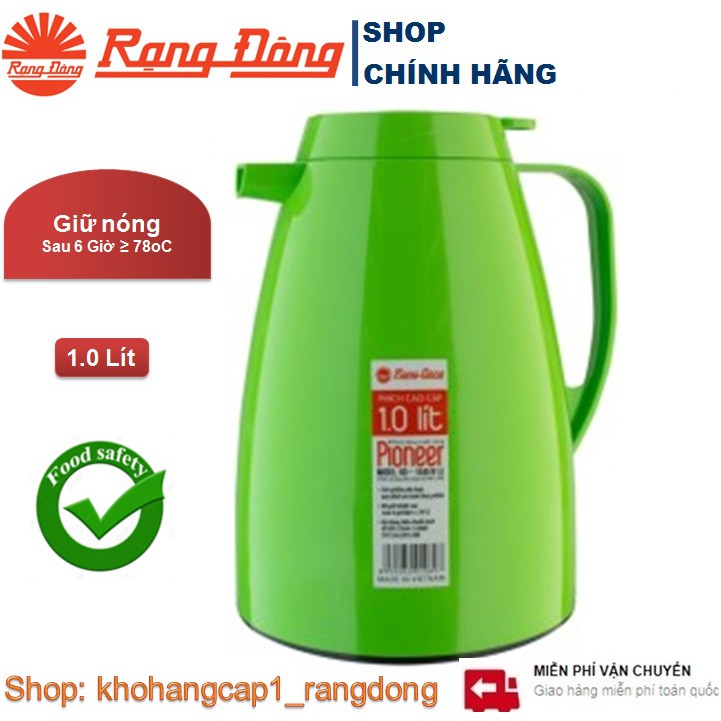 Phích đựng nước nóng 1 lít Rạng Đông RD1045 N1.E (1 lít)