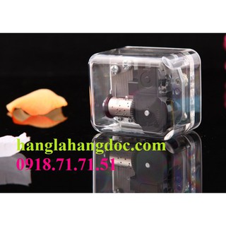 Hộp nhạc dây cót trong suốt, quà tặng độc đáo & sang trọng