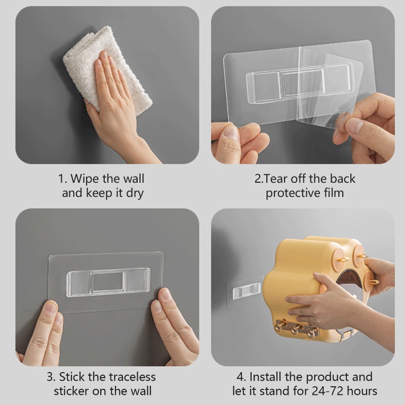 Giá Đỡ Cuộn Giấy Vệ Sinh Gắn Tường Đa Năng Tiện Lợi