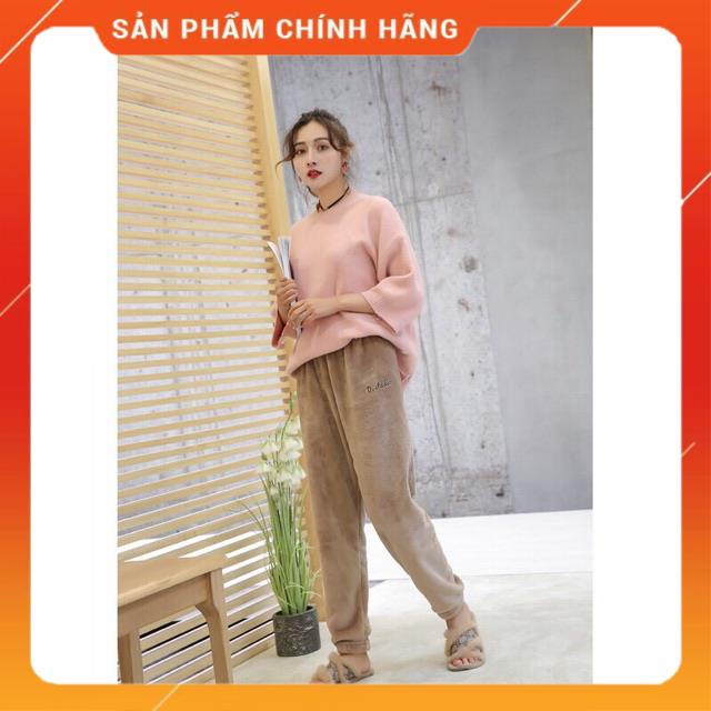 Quần nỉ bông siêu ấm cho bạn gái ( ảnh thật kèm video)