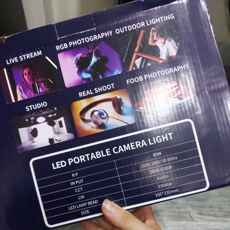 Đèn Led 85w trợ sáng hỗ trợ quay phim, chụp ảnh dùng cho điện thoại, máy ảnh
