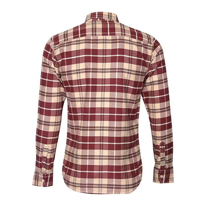 Áo sơ mi nam caro cao cấp dài tay Pious SM02 (xanh, đỏ)