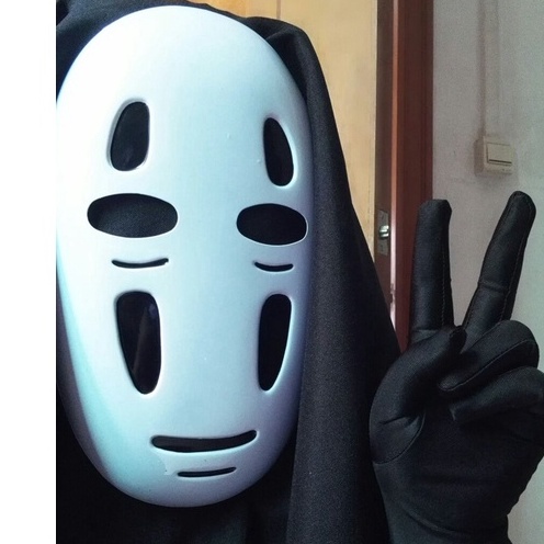 Mặt Nạ Hóa Trang Nhân Vật Vô Diện Cosplay Sự Kiện Lễ Hội Hóa Trang Halloween Độc Đáo Trang Phục Vô Diện