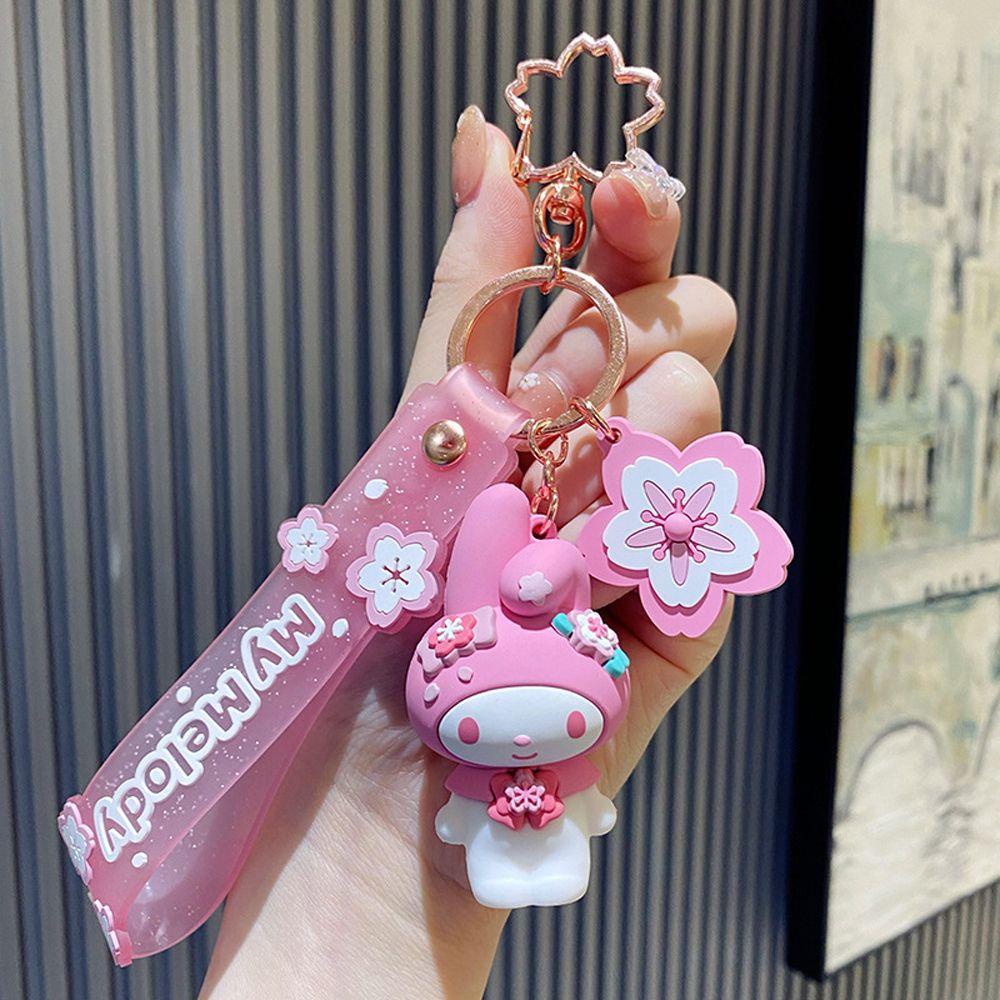 Móc Chìa Khóa Xe Hơi Họa Tiết Hoạt Hình Mylody Kawaii Dễ Thương