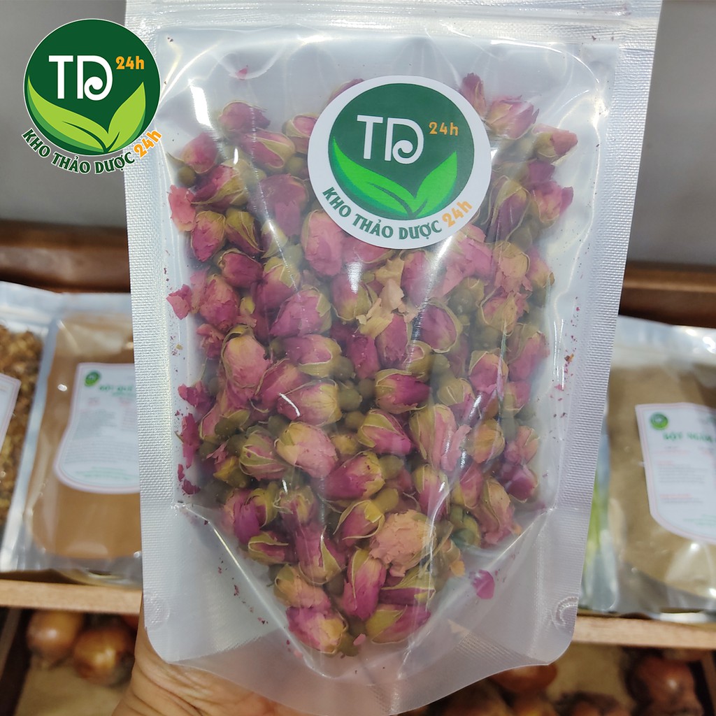 [1kg] Trà hoa hồng tự nhiên, giảm stress, tốt cho tiêu hóa, đường tiết niệu, ngừa đau bụng kinh | Kho thảo dược 24h