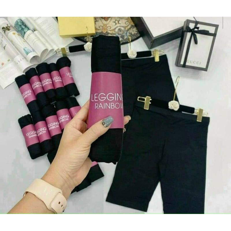 Quần Legging đùi thái 💥 SIÊU HOT 💥 quần đùi nữ mặc vừa thoải mái vận động vừa đứng dáng | BigBuy360 - bigbuy360.vn