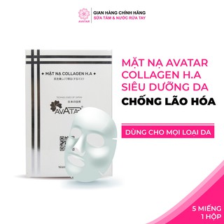 Mặt nạ collagen AVATAR siêu dưỡng da chống lão hóa hộp 5 miếng