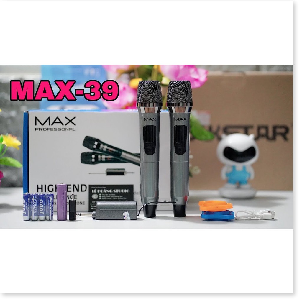 Pin đầu thu micro đa năng không dây MAX 39