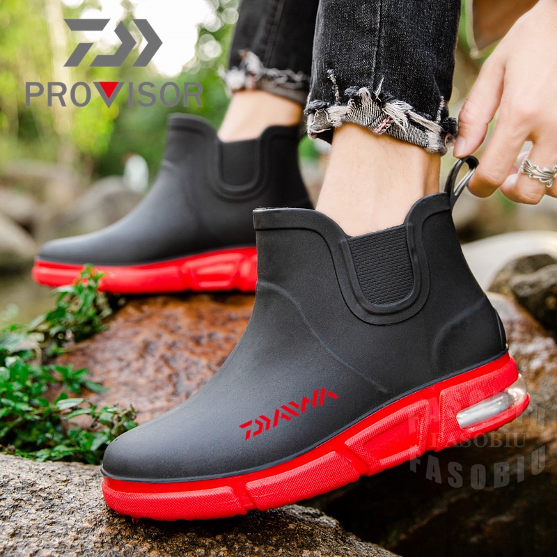 Giày Bốt Đi Mưa Daiwa Thoáng Khí Chống Trượt Chống Mài Mòn Không Thấm Nước Cho Nam