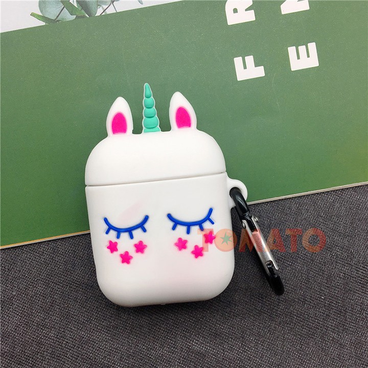 Case Airpods 2 Silicon chống va đập - Case Airpod 2 Silicon Hình Thú