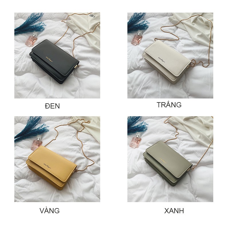 Túi Đeo Chéo, Đeo 1 Bên Vai Dây Xích Phong Cách ĐƠN GIẢN - BAG03