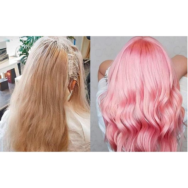 [Hàng Cho Salon] Thuốc Nhuộm Tóc TPLUS Màu Hồng Mix Pink 0/65