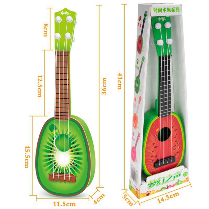 (Cắt Lỗ) Đàn Guitar Hình Trái Cây Cho Bé (không hộp) - Đồ Chơi Thông Minh 5605 (Cực Sốc)