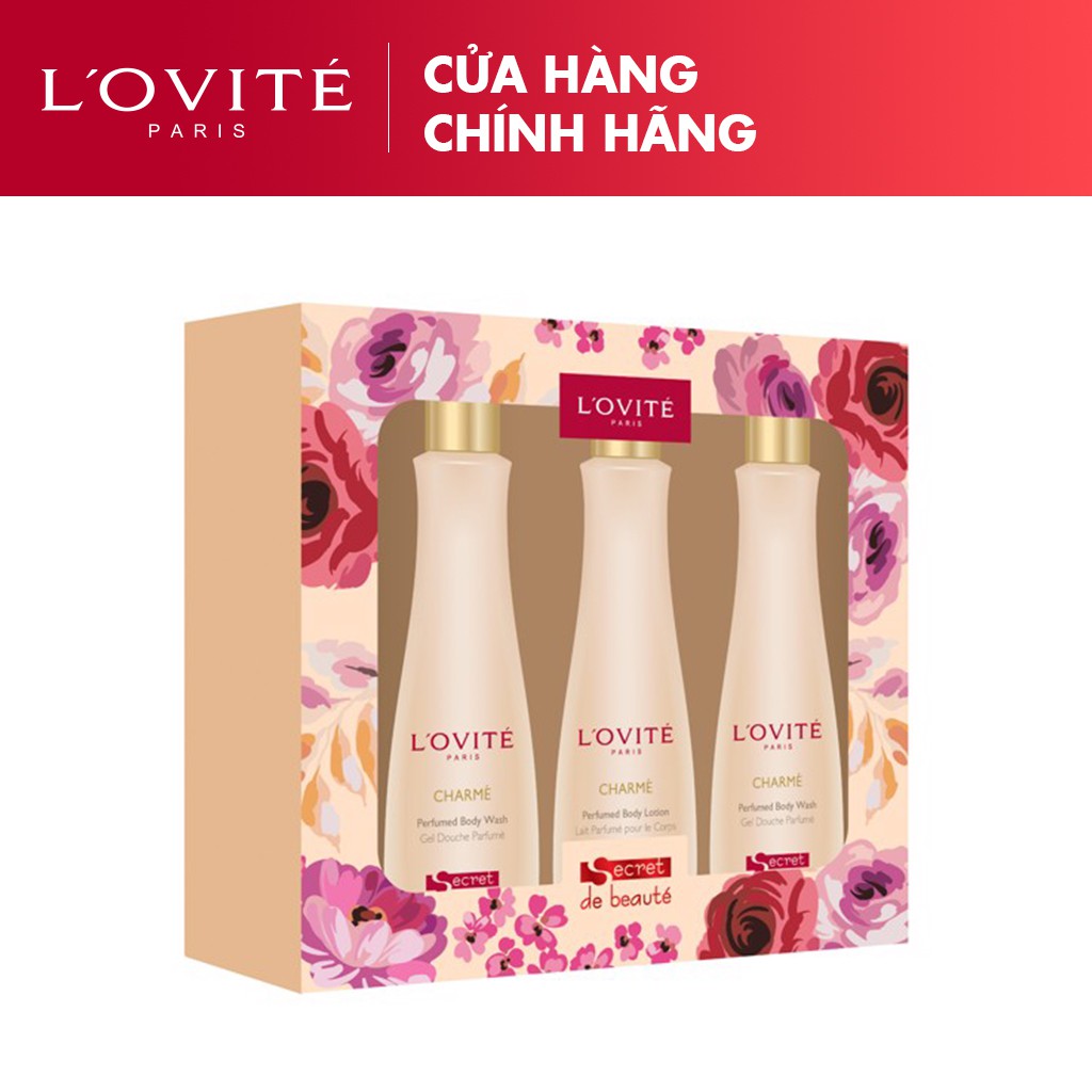 Bộ Combo Sữa Tắm Lovite Charmé