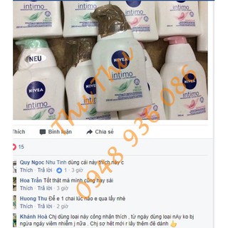 (có bill) DUNG DỊCH VỆ SINH NIVEA INTIMO CỦA ĐỨC
