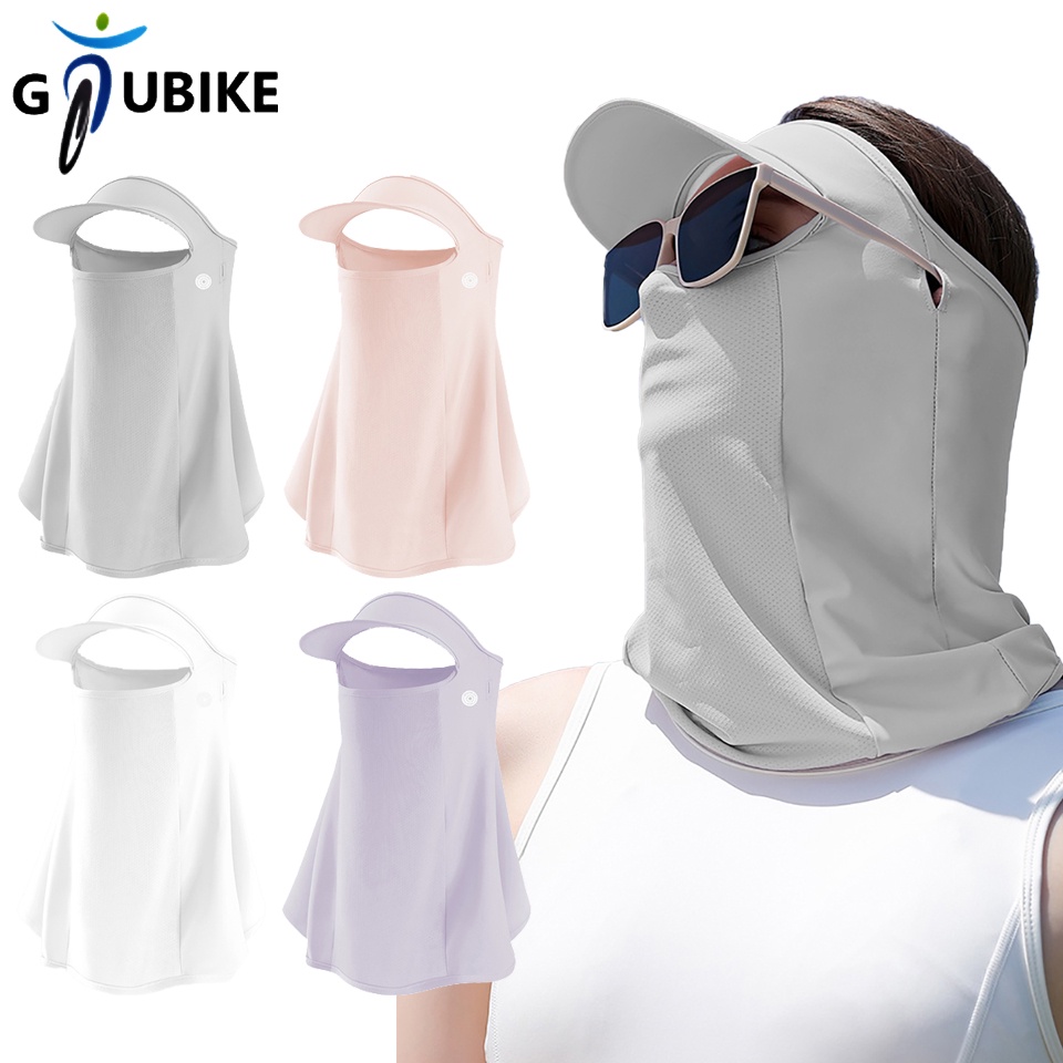 Khẩu trang vải lụa lạnh che toàn gương mặt thoáng khí tiện dụng