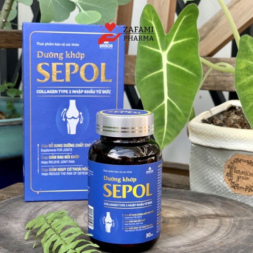 Viên uống đông trùng hạ thảo xương khớp giảm sưng khớp đau nhức xương khớp bổ khớp SEPOL