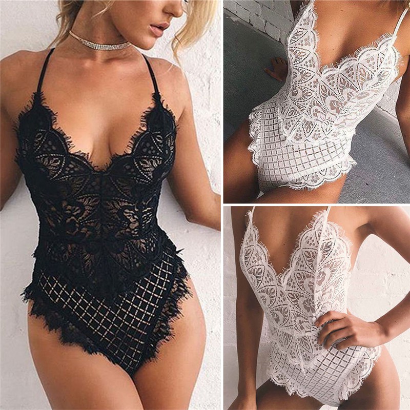 Bodysuit ren lưới quyến rũ cho nữ | BigBuy360 - bigbuy360.vn