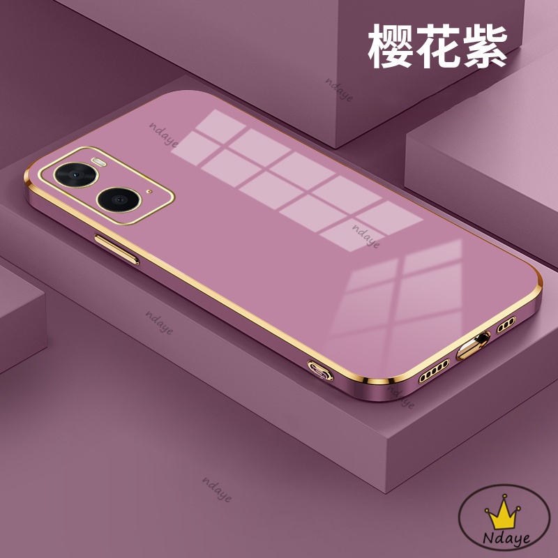 Ốp Lưng OPPO A76 A96 A74 A95 A55 Reno 7Z Ốp Điện Thoại Màu Trơn Hình Máy Ảnh Cho NDYZB