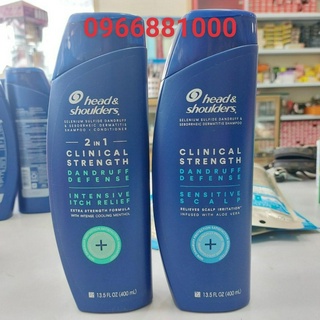 Head&shoulder dầu gội mỹ 400ml