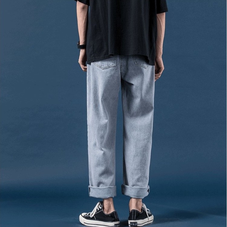 Quần jean, jeans Baggy Trơn nam Bestboys TR01 Ống Suông,Rộng style hàn quốc 2022