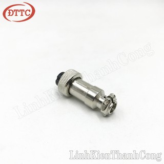 Bộ 5 Chiếc Giắc GX12-3P 3 Chân (Cái) Đấu Dây