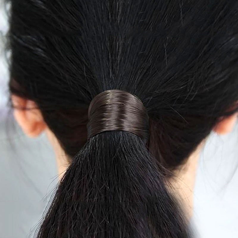 Dây cột tóc bằng tóc giả cao cấp