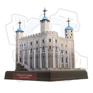 Mô hình giấy kiến trúc Tháp Luân Đôn Tower of London – England