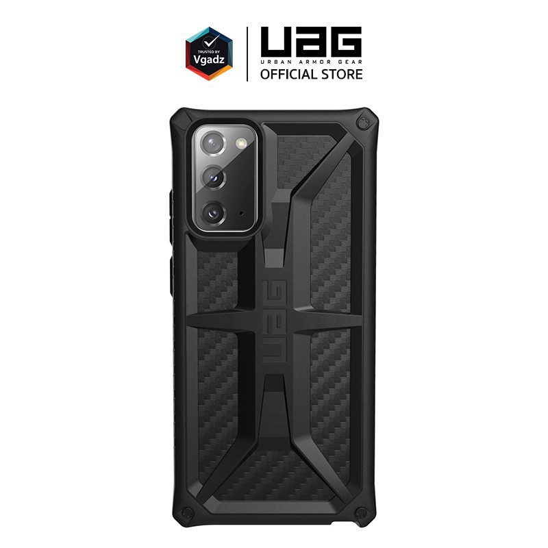 Ốp điện thoại UAG Carbon Fiber Monarch Rugged Case Samsung Note 20 Ultra S20 Utra Casing Note 10 Plus Note20 S20+ Shockproof Cover