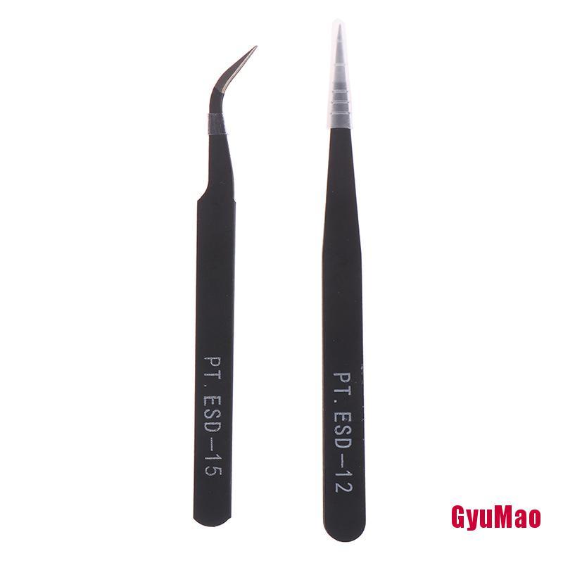 1 Nhíp Công Nghiệp ESD-12/15 Bằng Thép Không Gỉ Chống Tĩnh Điện