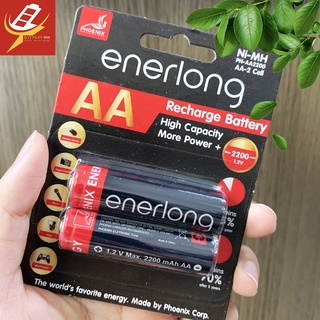 Pin sạc AA Enerlong 2200mAh cho micro, máy ảnh - ENERLONG AA-2200 (Hàng chuẩn)