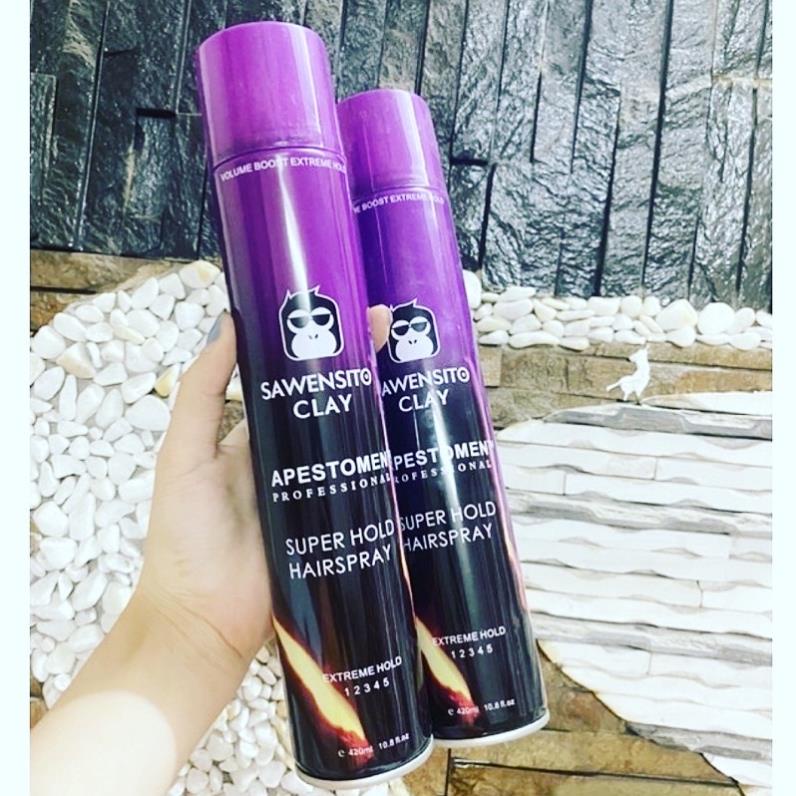 Gôm Xịt Tóc Nam Volcanic Clay 350ml - Keo Xịt Tạo Kiểu Tóc Nam Siêu Giữ Nếp, Hương Thơm Nhẹ Nhàng