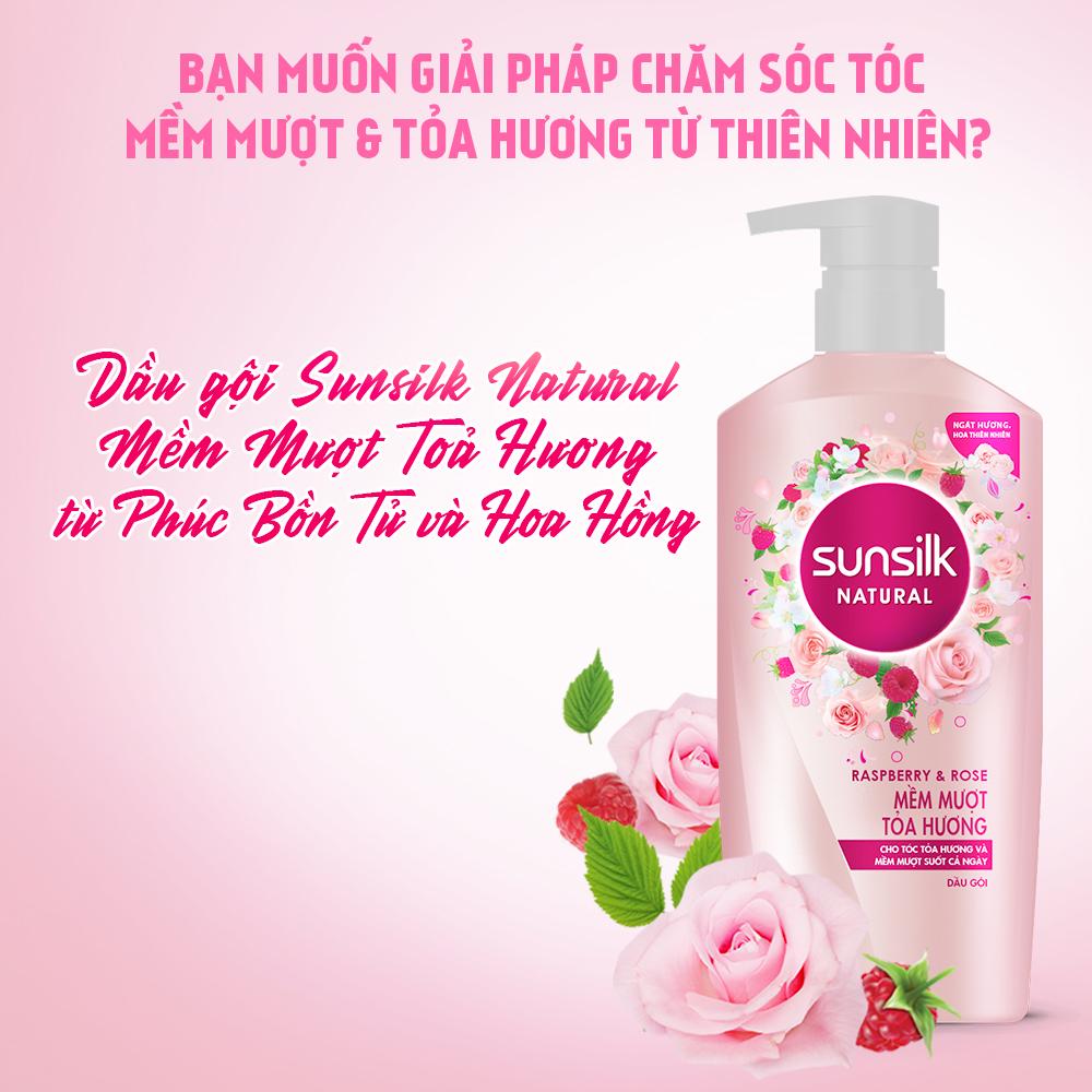 [Mã FMCGMALL -8% đơn 250K] Dầu gội Sunsilk thiên nhiên 650gr