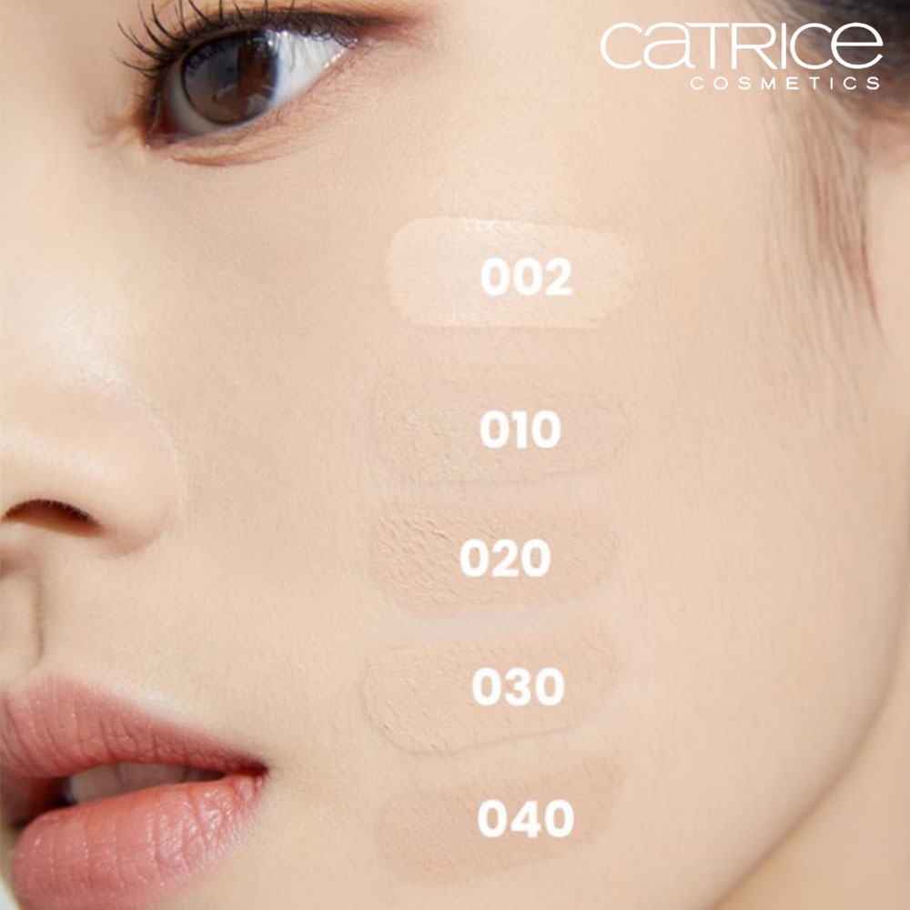 Kem Nền Dạng Lỏng HD Catrice Độ Che Phủ Cao Và Tự Nhiên Không Chứa Vegan & Cruelty Free 5 Màu Với NIACINAMIDE
