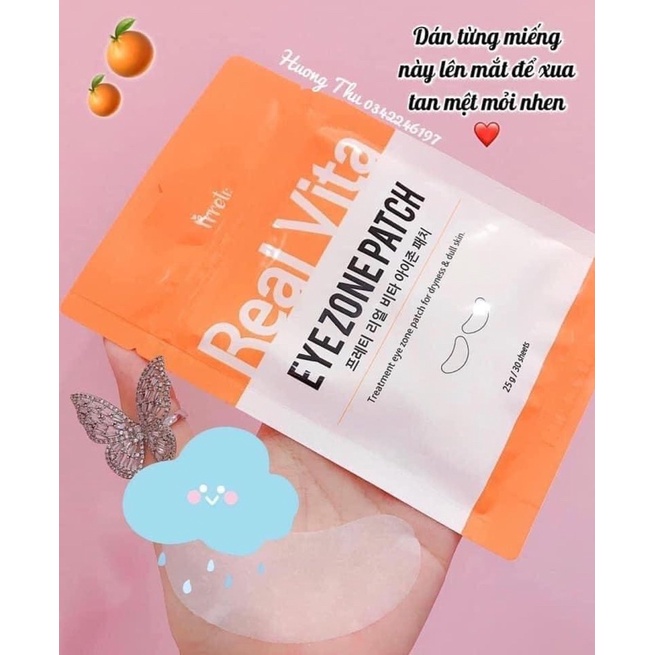 Mặt Nạ Dưỡng Mắt Pretti Real Vita Eyezone Mask