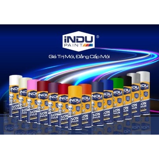 Sơn xịt indu màu trắng -i200