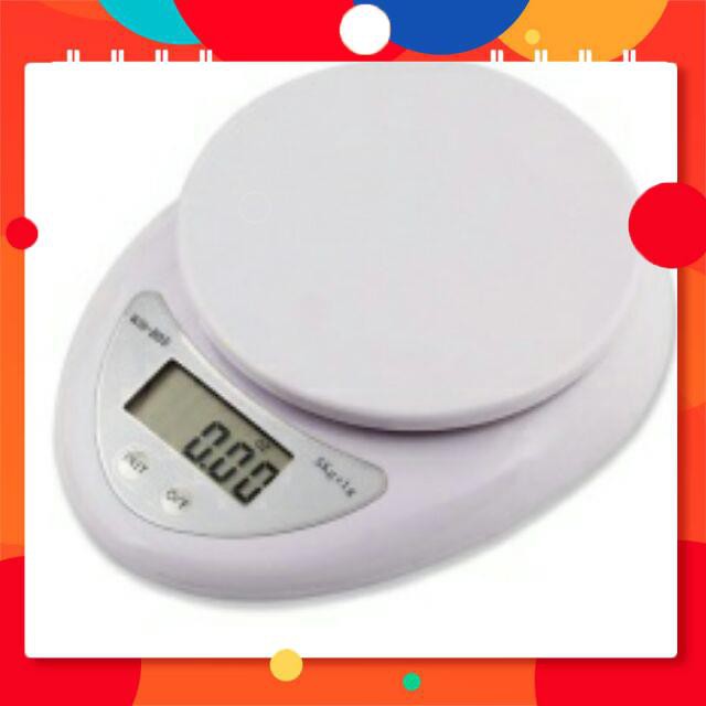 [ SALE TƯNG BỪNG]  Cân điện tử thực phẩm cho nhà bếp từ 5kg/ 1g + 2 pin AAA.