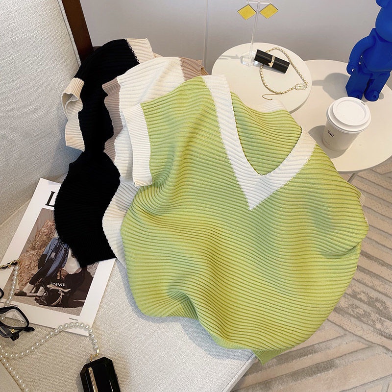 Áo Sát Nách Cổ Chữ V Thiết Kế Mới Thời Trang Mùa Hè Dành Cho Nữ