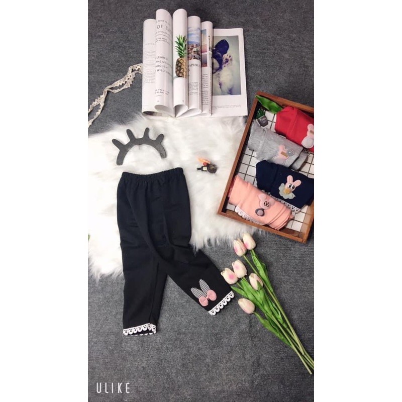 quần legging cho bé gái 2020( combo 4q)