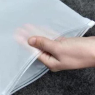 Doanhcb Túi nhựa trong suốt chuyên dụng cho đựng đồ trang điểm