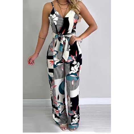 Bộ Áo Liền Quần Cổ Chữ V Thời Trang Dành Cho Nữ