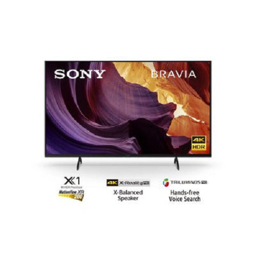 Google Tivi Sony 4K 65 inch KD-65X80K - Mới 2022 - Miễn Phí Lắp Đặt