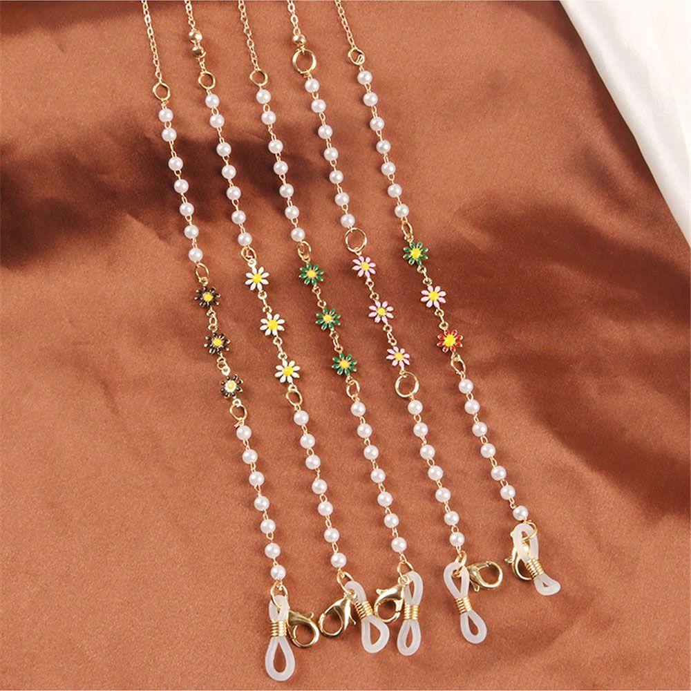 Dây Đeo Mắt Kính Chống Thất Lạc Hình Hoa Cúc Xinh Xắn