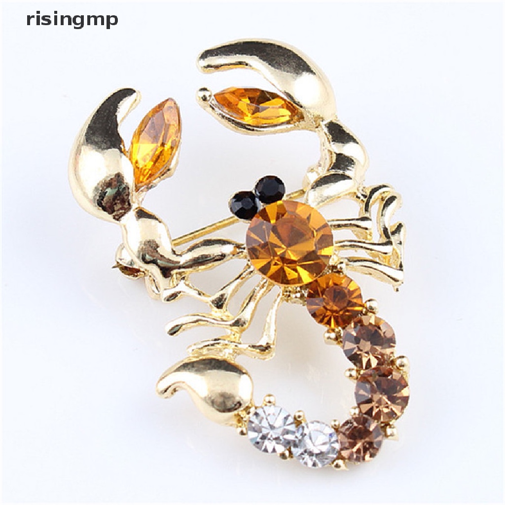 Trâm Cài Áo Hình Bọ Cạp Đính Đá Pha Lê Lấp Lánh ♨Trên đó