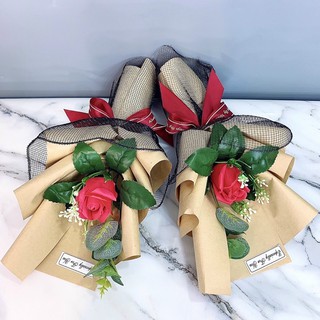 (chỉ nhận đơn sỉ) hoa Hồng sáp thơm 1 bông