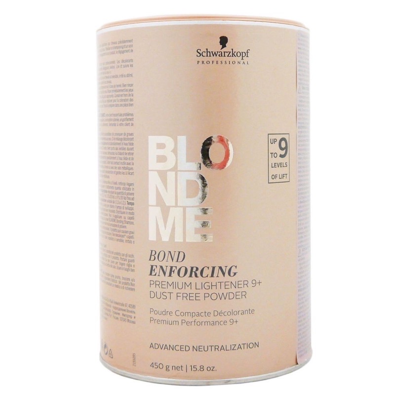 Bột tẩy nâng sáng tóc 9 cấp độ Blond me Schwarzkopf 450g