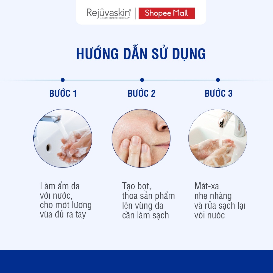 Sữa rửa mặt chống ô nhiễm REJUVASKIN 10ml